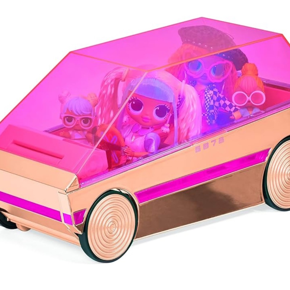 LOL surprise Pink and Gold Car